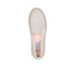 Espadrile sport, dama, SKECHERS ISLAND MUSE 113980-WMLT alb, textil